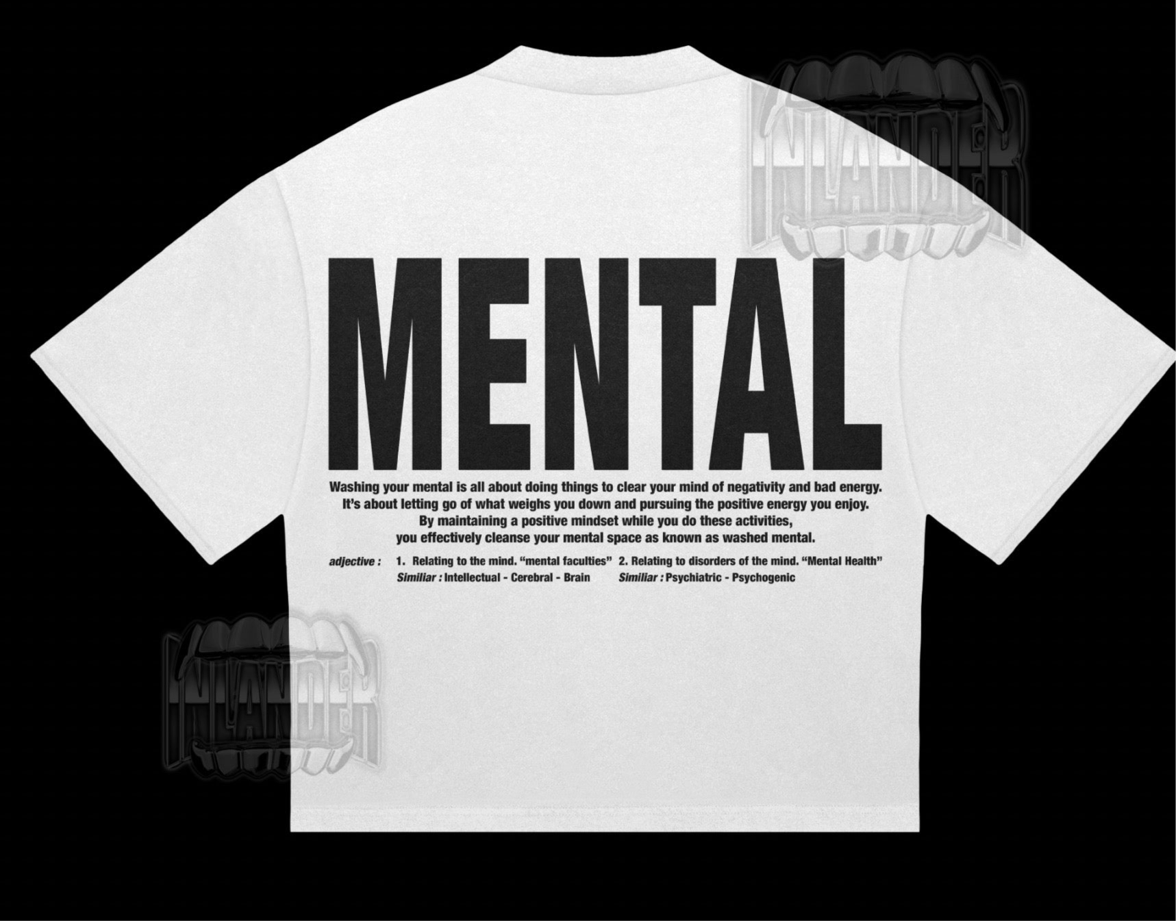 “Sports washed mental tee”